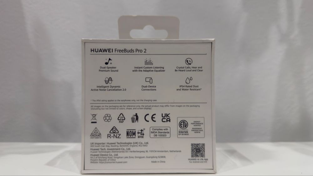 Auriculares Bluetooth Huawei FreeBuds Pro 2 Ceramic Branco Devialet