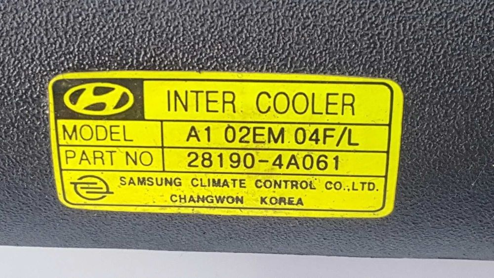 INTERCOOLER HYUNDAI H 1 H  1  FURG.CAJA CERR.C. PUERTA
