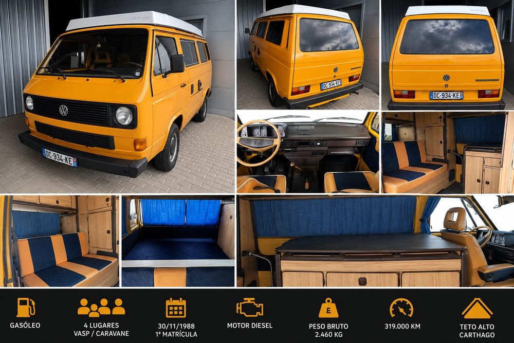 Volkswagen Transporter T3 Camper Carthago – 1988