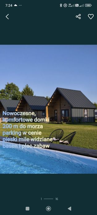 LATO domki Basen/200 m do plaży Sarbinowo