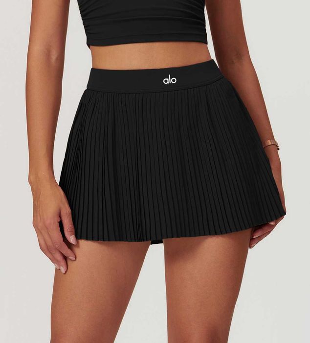 Спідниця-шорти Alo Yoga Logo Skirt Black 87822-BK: 2 550 грн