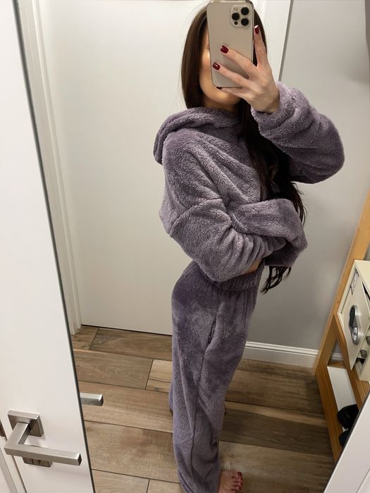 Домашній жіночий одяг, піжама тепла жіноча тедді