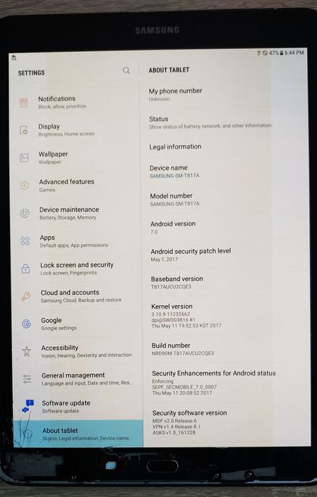 Разборка Samsung Galaxy Tab S2 9.7 и 8.0