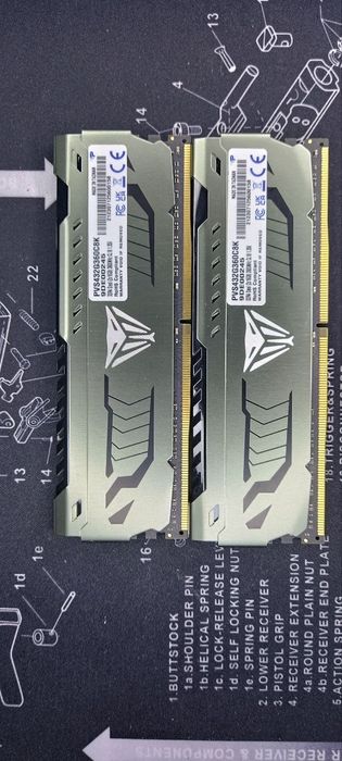 Patriot Viper Steel DDR4 32GB (2×16GB) 3600MHz