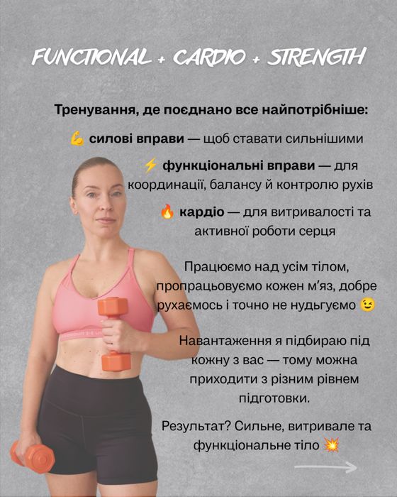 Фітнес тренер група силові функціонал Лівобережна Галактика Русанівка