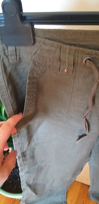 Spodnie lniane C&A r 40