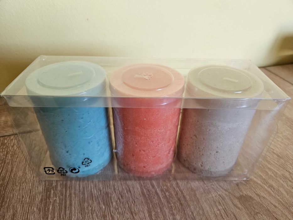 Świece Ikea 3 szt., nowe