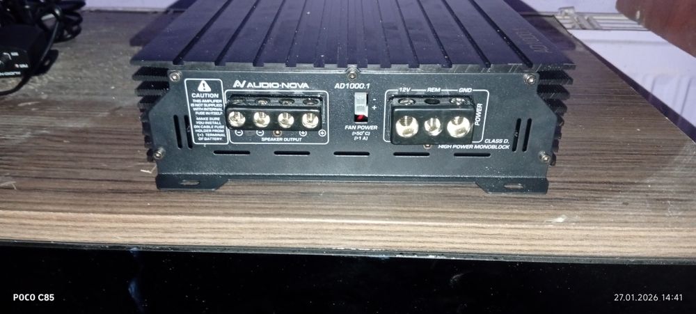 Wzmacniacz Audio Nova AD1000.1 – USZKODZONY / do naprawy / komplet / k