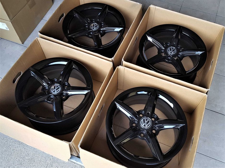 Alufelgi 16 5x120 Czarne VW T5 T6 Transporter Multivan FV23% 306#