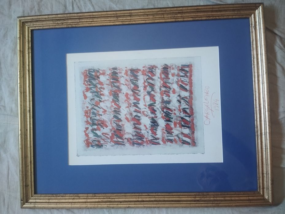 Litografia de Cargaleiro