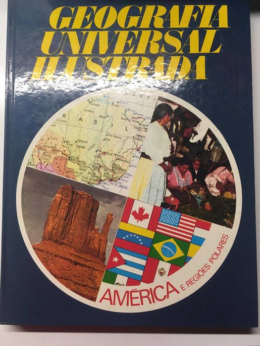 4 Livros de Geografia Universal Ilustrada