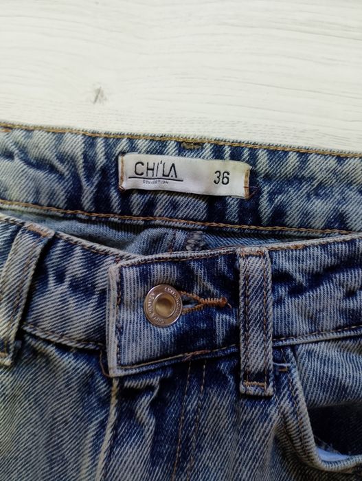 Вінтажні джинси baggy wide leg Y2K, висока посадка