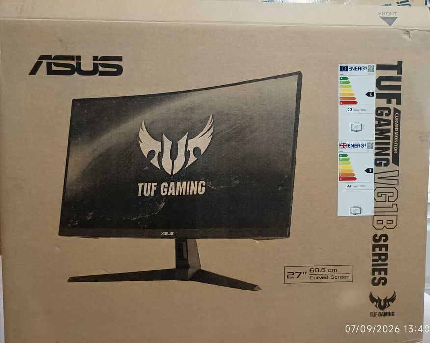 Monitor gaming  ASUS 165 Hz, 27 polegadas