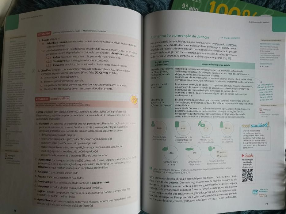 Manual novo Ciências naturais - 100% CN 9° ano