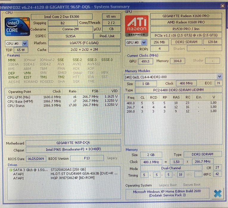 Intel Core 2 Duo, Gigabyte, AMD, Geil, Chieftec, LG, prawie RETRO