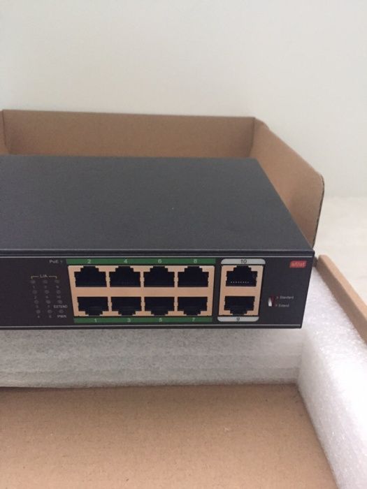 8 канальный POE коммутатор для ip камер PoE Switch ONV-H1108PSD