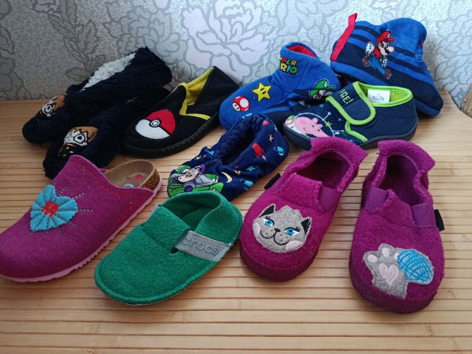 Тапки   История Игрушек  Марио Nanga  Пеппа 22, 26,28,29-30,34,37 Crocs 23