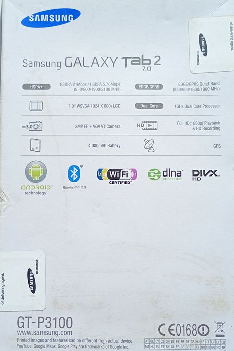 Samsung Galaxy Tab2 7.0 (GT-P3100) 8GB