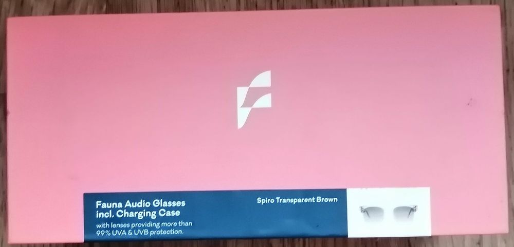 Smartglasses Fauna Spiro Transparent (Bluetooth)-novos,3 anos garantia