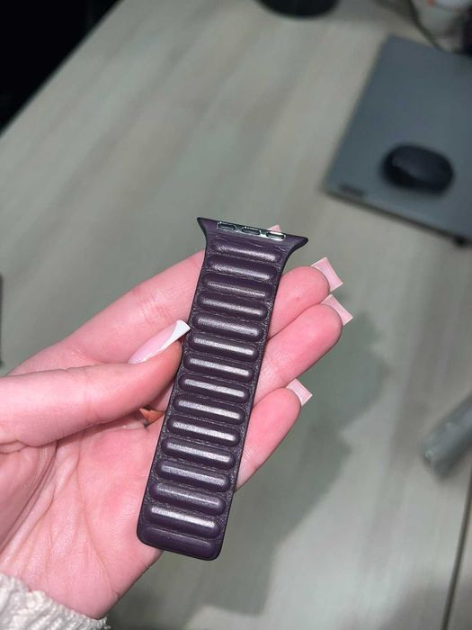 Ремінець із натуральної шкіри для Apple Watch (42/44/45/49 mm)