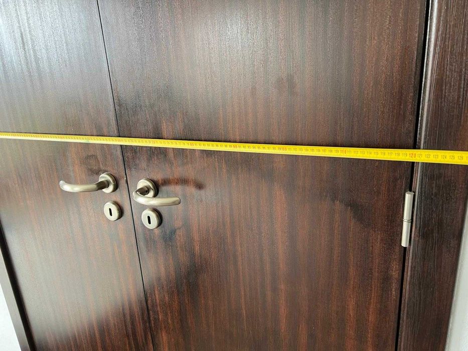 Portas Duplas Madeira Mogno 120 x 197cm