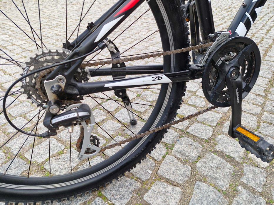 Rower młodzieżowy Unibike Mission 26"/14" czerwono czarny