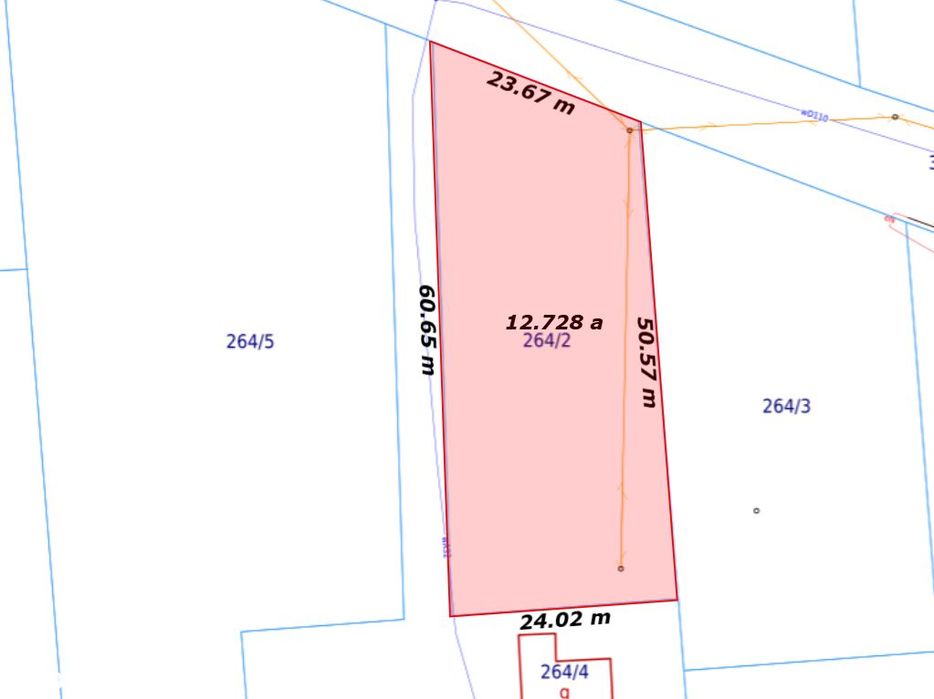 Działka budowlana 1300 m² – Golędzinów | blisko Obornik Śląskich - Widok 5