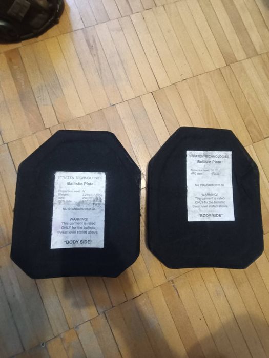 Набор плит 2 штуки плиты 4 класс защиты вес 3.2