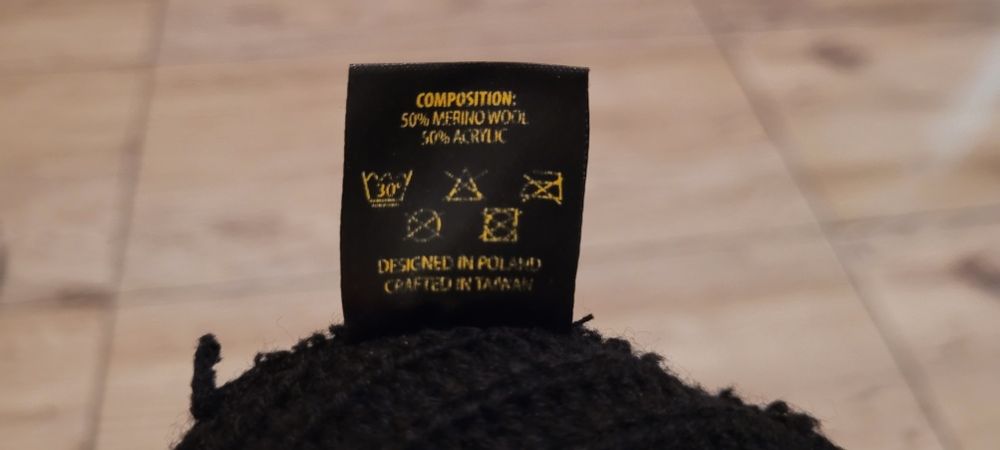 Czapka Helikon Merino Wanderer - Black