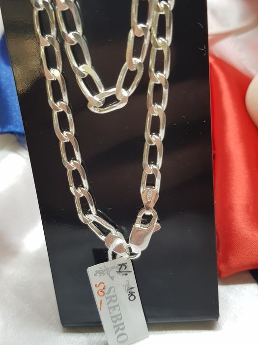 Srebrny łańcuszek srebro 925 długość 50cm