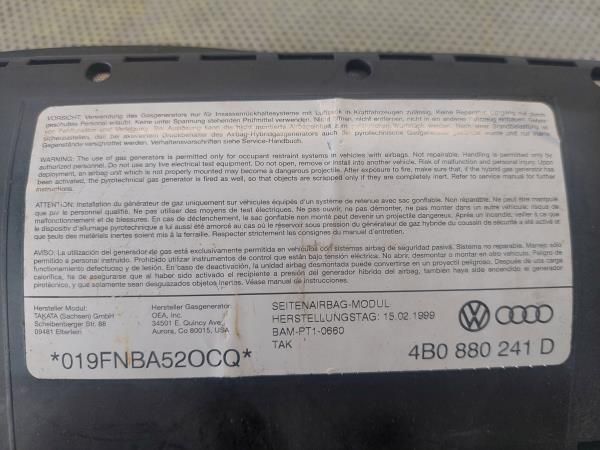 Airbag banco esquerdo AUDI A6 (4B2, C5)