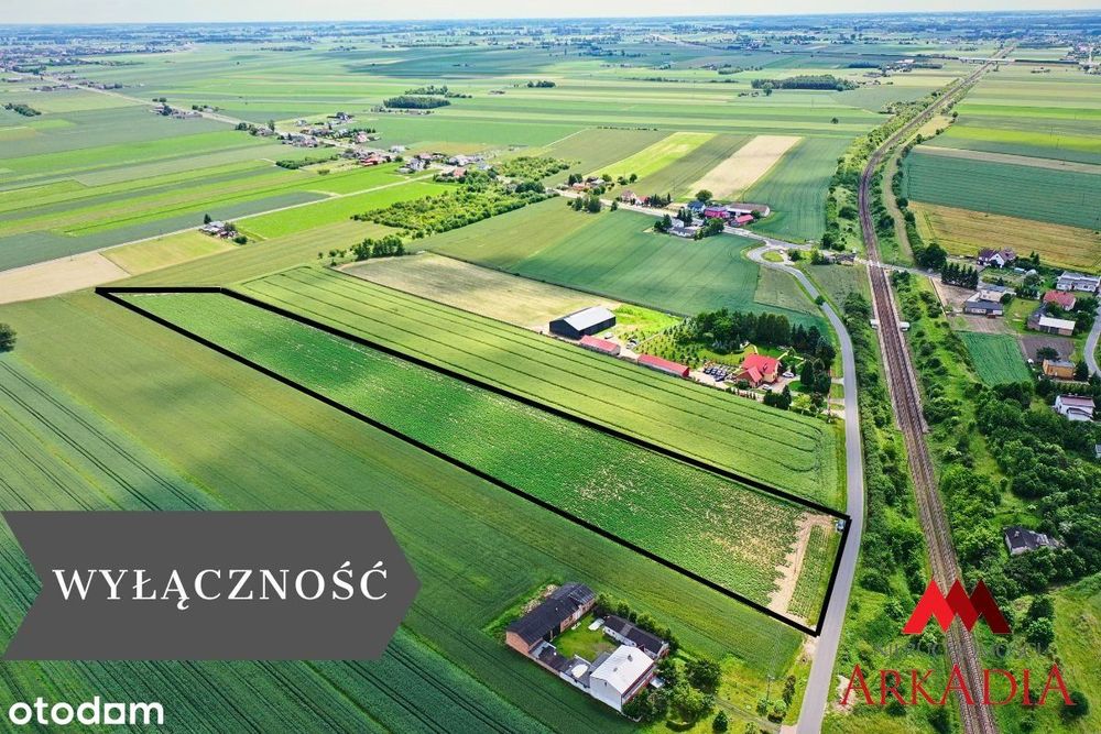 Duża działka inwestycyjna 2,35 ha