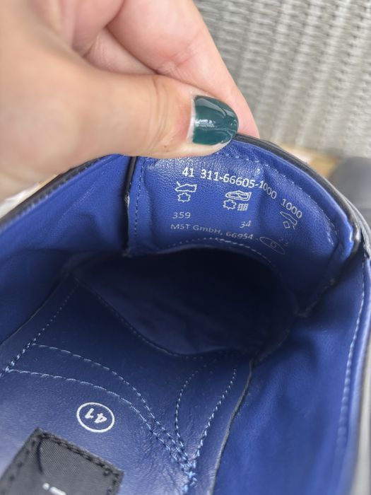 Czarne męskie buty Bugatti