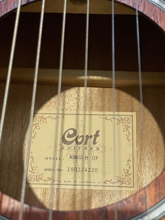 Акустична гітара CORT AD810M (Open Pore)