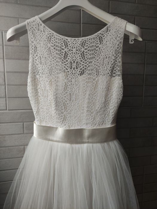 Suknia ślubna krótka Le Rina rozmiar 36/38 wesele