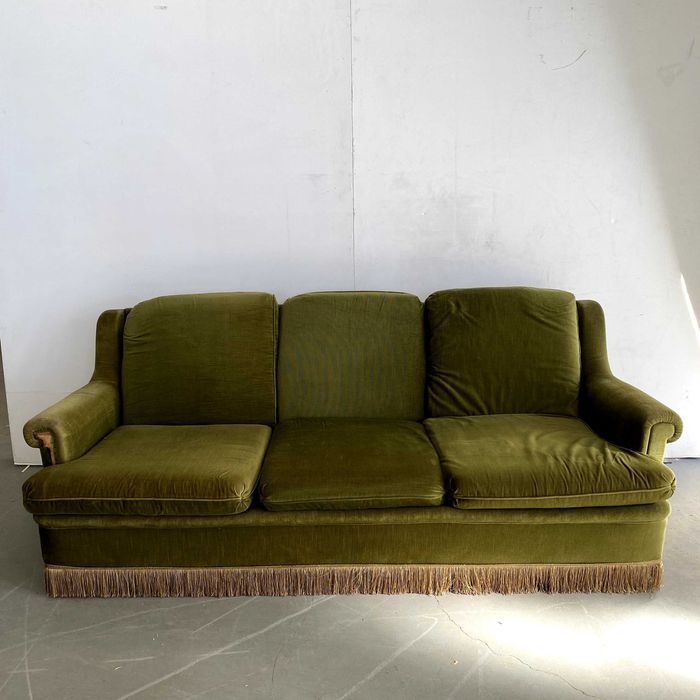 Sofá vintage verde