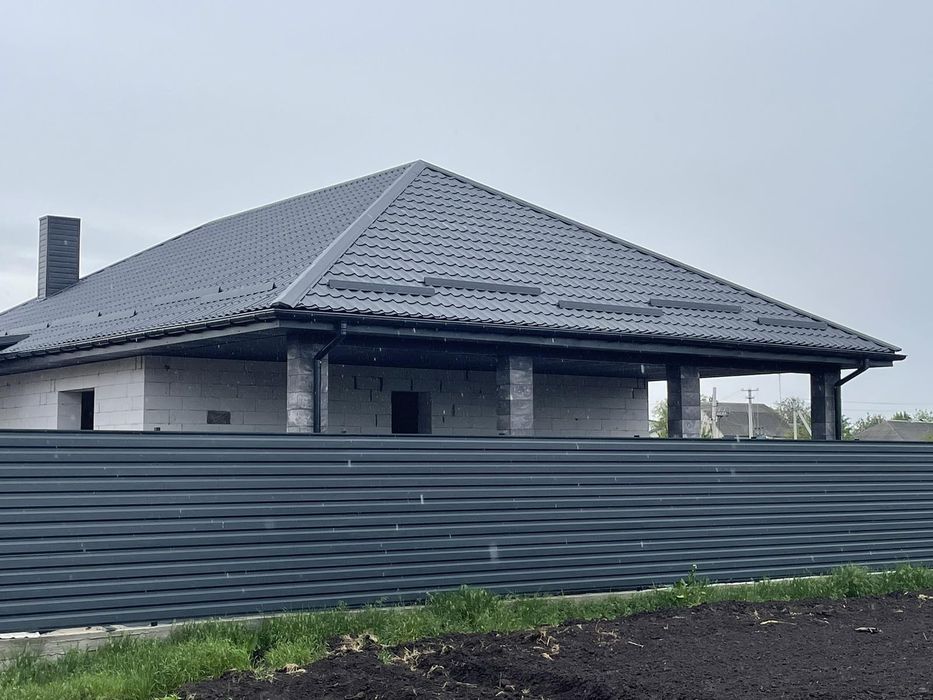 Профнастил, металочерепиця, блок-хауз