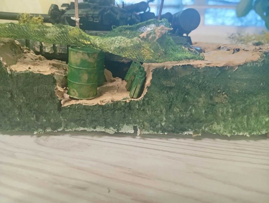діорама танк т64 бв в капонірі 1/35