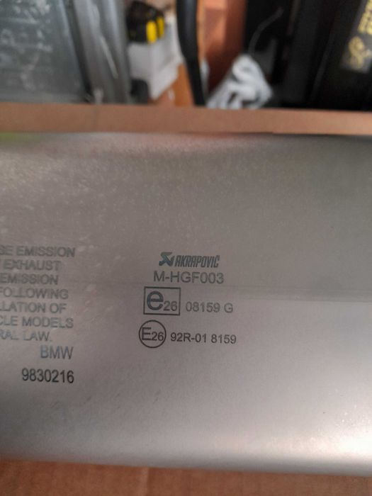 Escape akrapovic para BMW S100 RR a partir de 2018