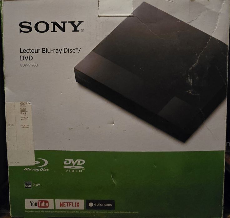 Sony BDP-S1700 – Odtwarzacz Blu-ray / DVD | Full HD | USB | Smart