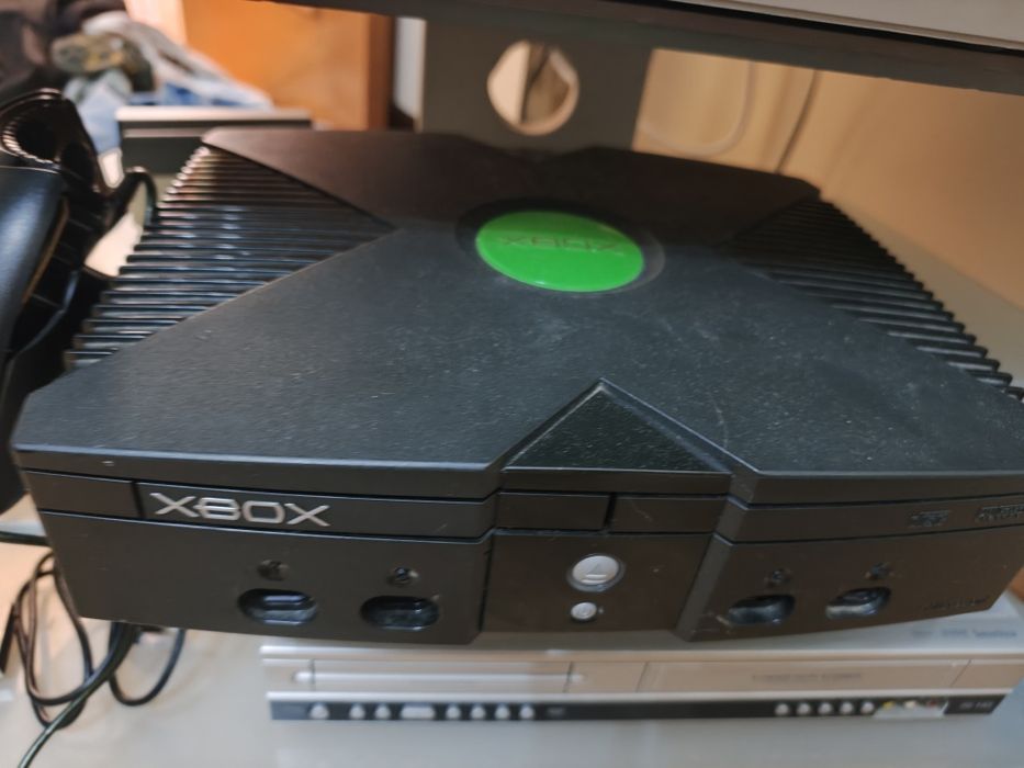 Xbox original + comando + Jogo