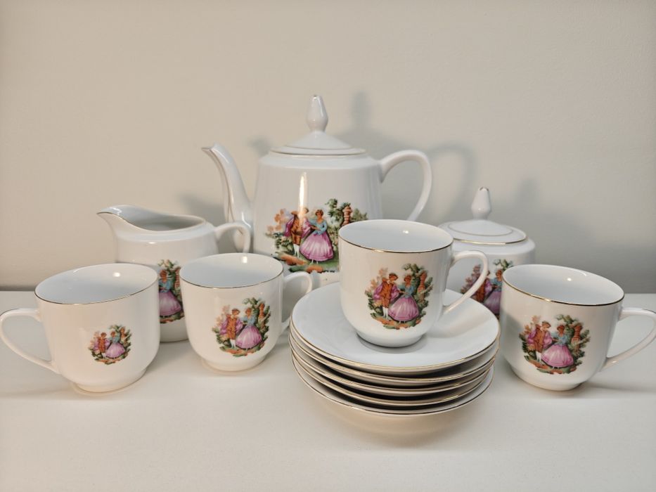 Stary chiński serwis do herbaty - porcelana