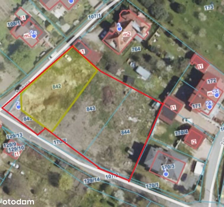 Działka 2540 m² z PnB Zabudowa wielorodzinna – Kowary, ul. Źródlana