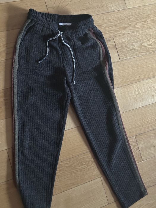 Givenchy вязаные шерстяные брюки