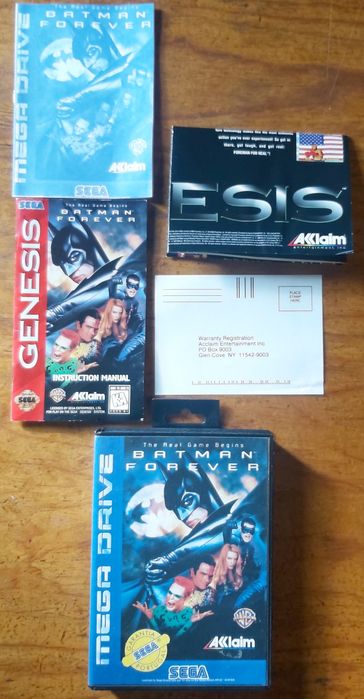 Mega Drive Batman Forever Completo.