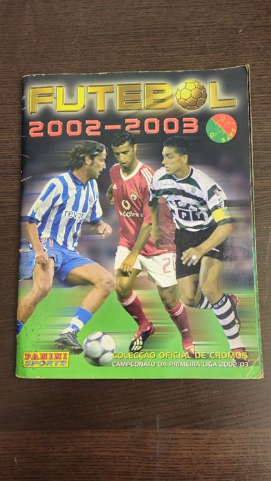 Cromo original Cristiano Ronaldo + Caderneta Panini 2002/2003.