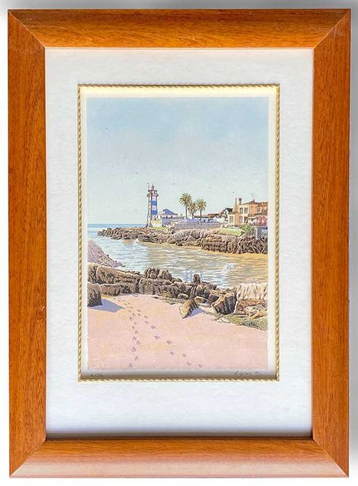 Serigrafia J. Espieux - Farol de Cascais