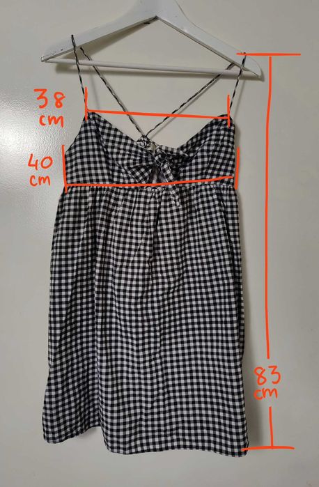 Vestido xadrez laço na frente - Pool, 38