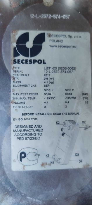 Wymiennik ciepla pieca co