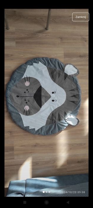 Mata dla niemowlaka z motywem lwa 80 cm